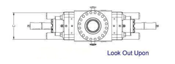 Annular Manual Bop Sucker Rod Annular Shaffer Blowout Preventer Stack for Double Ram Bop Well Control Oil Field Equipment