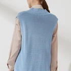 Sweater Women Jumpers Casual V-neck Knit Tops Fashion Women Knitwear Custom Made Sweater Vest For Girls
