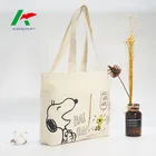 Cheap Cheap Plain Recycled Cotton Shopping Bag Canvas Tote Bag Custom Logo With Printing