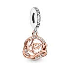 New S925 Silver Charm Mother Thanksgiving Lucky Bracelet Pendant ALE Gift