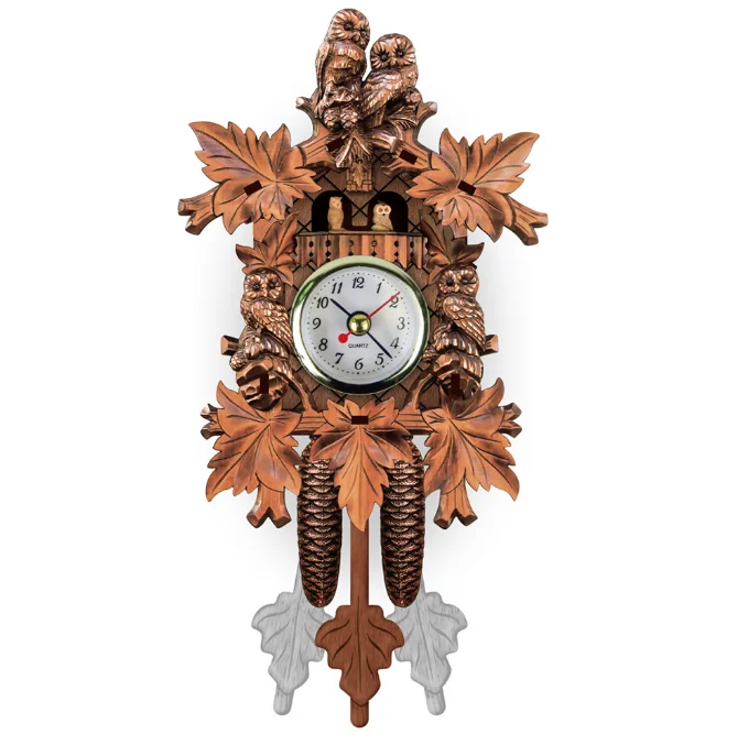 Online Hot Selling Hot Products Living Rothermos Cuckoo Wall Clock Cuckoo Time Alarm Watch Water Bottle Electric Living Room