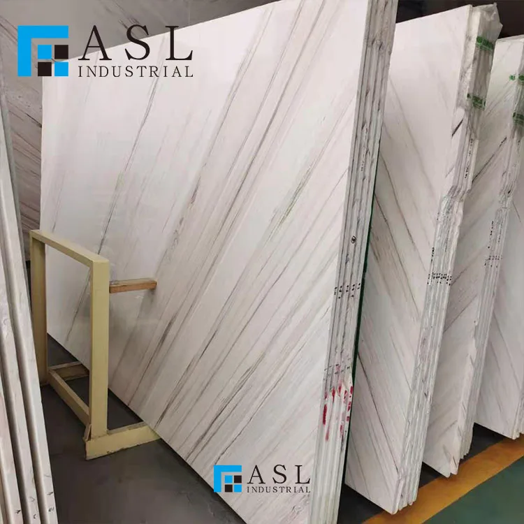 White Caffeine Gold Sand Marble Polished Slabs For Wall Natural Stone Supplier