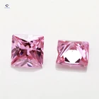 Zircon New Pink Unique Workmanship Square Cut Gemstone Zircon With Decoration For Jewelry Accessories