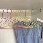 Clothes Cheap Top Sell Non Slip Wire PE Plastic Coated Hanger For All Clothes
