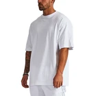 T Shirt New Design Luxury Quality Cotton Loose Fit Little Drop Shoulder Brand Blank Men T Shirt Oversized