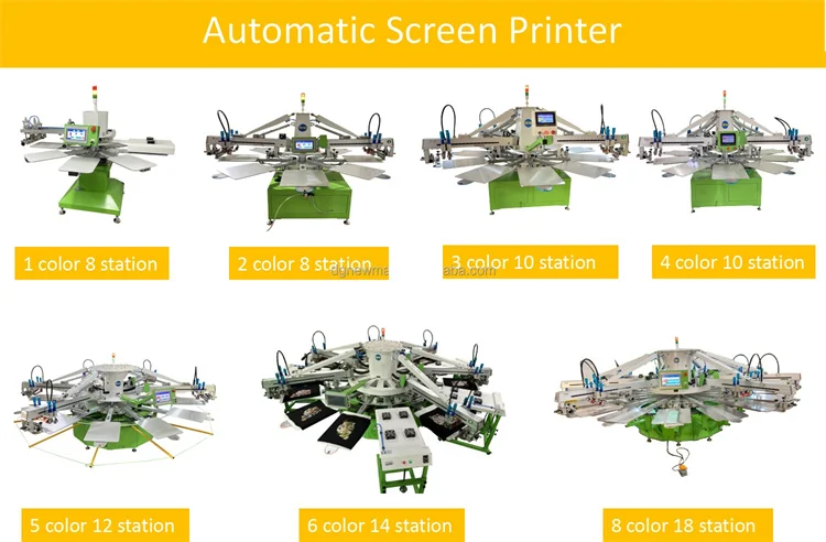 product high productive industry 4 color 10 station full kits carousel octopus automatic silk screen printing machine press machine-10