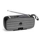 Fm Mobile Phone Competitive Portable Solar BT 8W Speaker FM Radio With Mobile Phone Holder USB Audio Computers Player