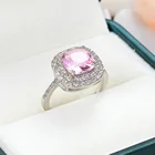 Wedding New Design Ring New Design Wedding Bands Keepsnake Silicone Wedding Band Women Rings Pink Zicron Rings