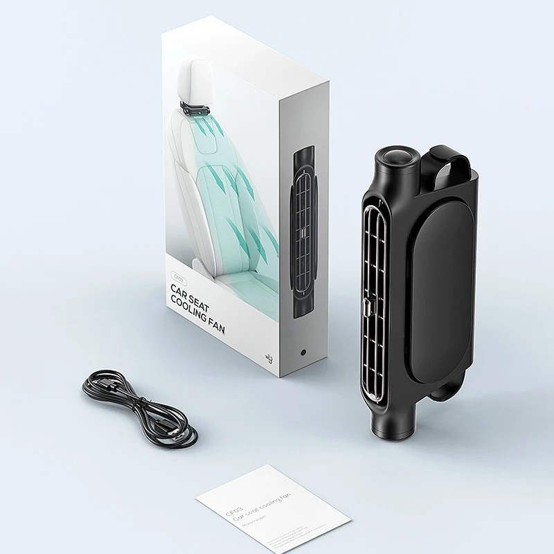 Car Seat Ventilation Fan, USB, 15 W, ABS - detail 10