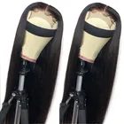 180% Density Unprocessed Original Real Human Long Hair Lace Front Cuticle Aligned Wig