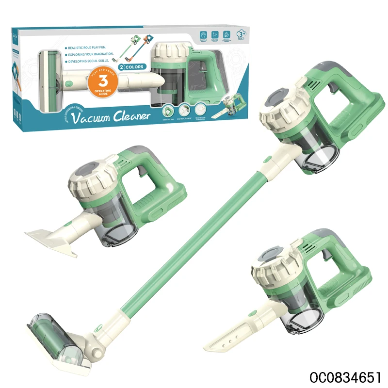 Play educational toy handheld vacuum cleaner plastic preschool indoor cleaning tools toys