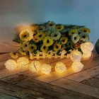 Day Holiday Valentine's Day Party Unique LED Fairy Cloth Rose String Light For Wedding Holiday