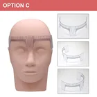 Eyebrow Eyebrow 2021 Cheap Flexible No Logo Make-up Plastic Measuring Forehead Eyebrow Ruler
