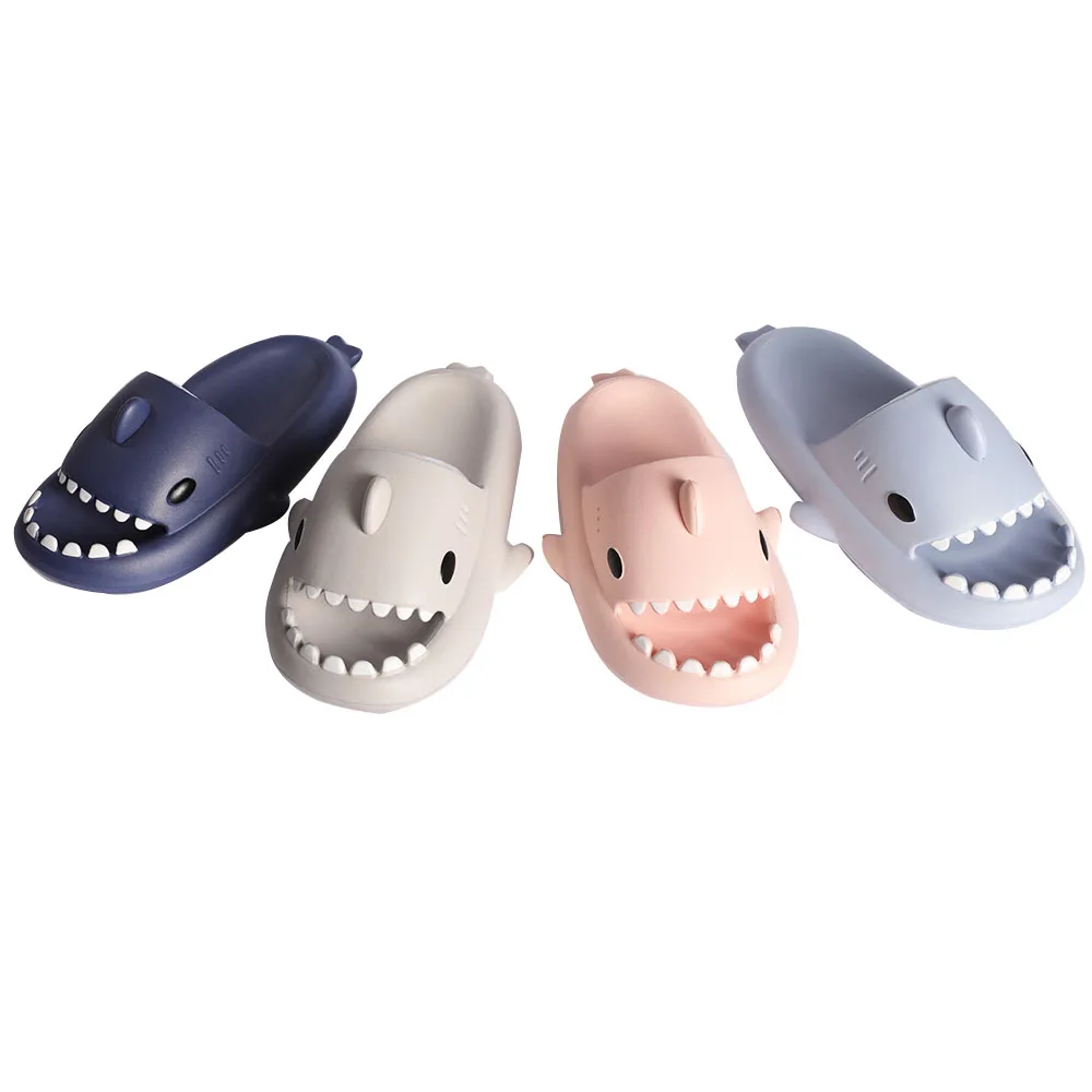 Special mould  clogs Wholesale Thick Platform  shark slippers, sandals Women Fashion Soft Sole EVA Shark Sliders