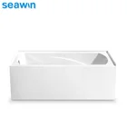 Bath SeaWin Bathroom Walk In Acrylic Bath Tub Alcove Standalone Freestanding Skirt Bathtub