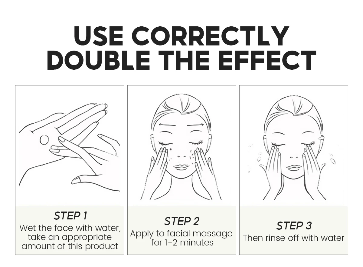 Vibrant Glamour Salicylic Acid Gel Facial Cleanser Deep Cleaning Face Moisturizer Wash for Adults