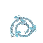 Popular Fashion Popular Hot Sale Fashion Cuban Link Men Women Jewelry Butterfly Necklace Chain
