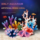 Coral Red Fish Aquariums Aquarium Desktop Fishing Tank Refined Handmade Resin Artificial Coral Decorations