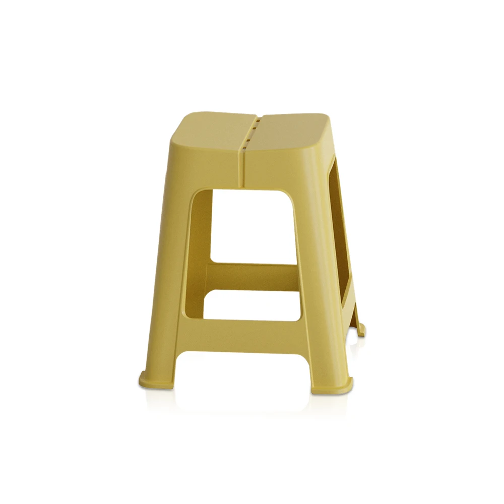 New nordic style outdoor plastic stool stackable backless stools high chair