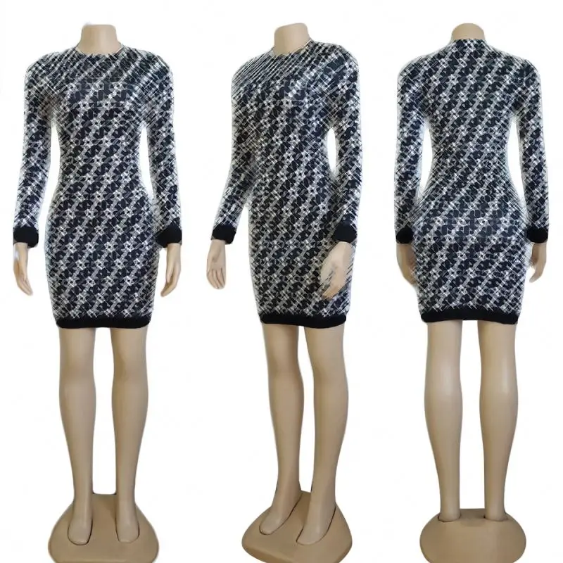 Fall 2023 Brand women's clothing mini dresses women Fashion womens plus size clothes high quality