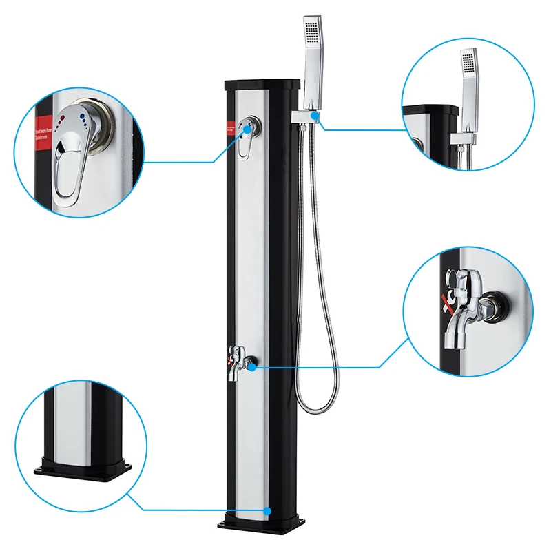Outdoor Garden Pool Portable Shower