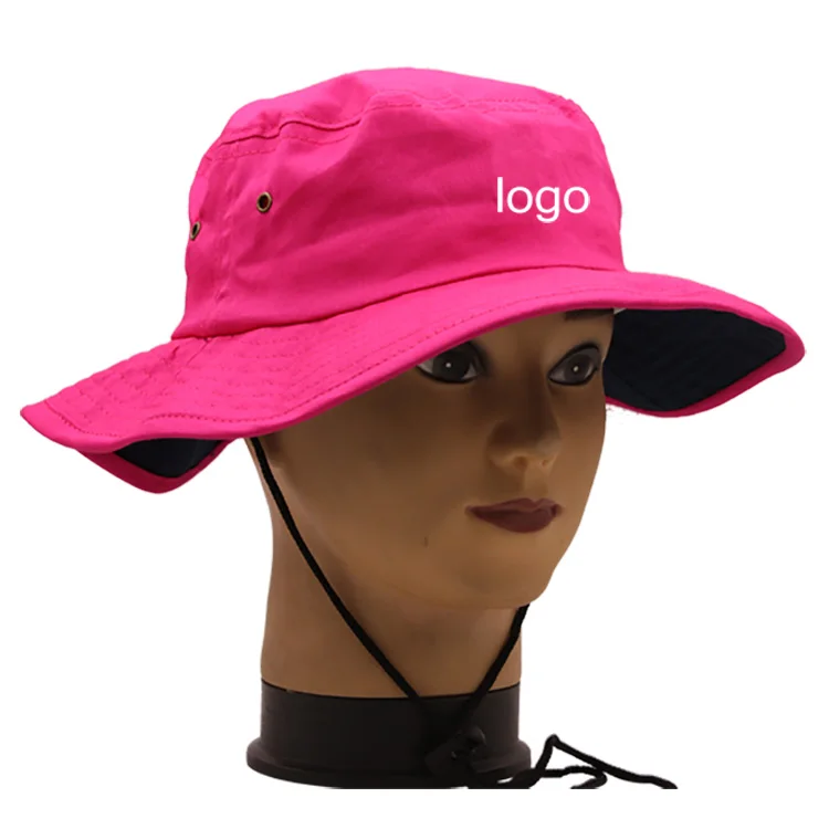 Cotton Women Style Bucket Boonie Hat 
