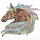 Toys Custom High Quality Wooden Jigsaw Puzzle Creative Stereoscopic Irregular Puzzle For Kids Education Toys