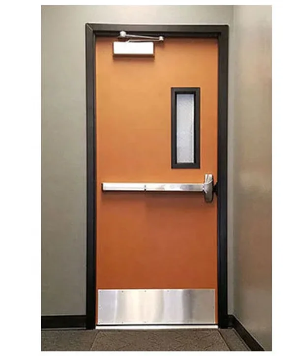 Exit Door Fire Exit Door High Quality Certified Fire Rated Glazed Metal