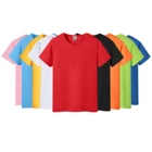 Tshirt Summer T-shirts Men Tshirt Plain Summer Short Sleeve O-Neck 100% Cotton Knitted Men's T-shirts