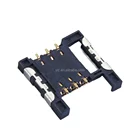 Sim Card Sim Card Connector Sim Card 2.54mm 6Pin 8Pin Short Card Sim Card Connector