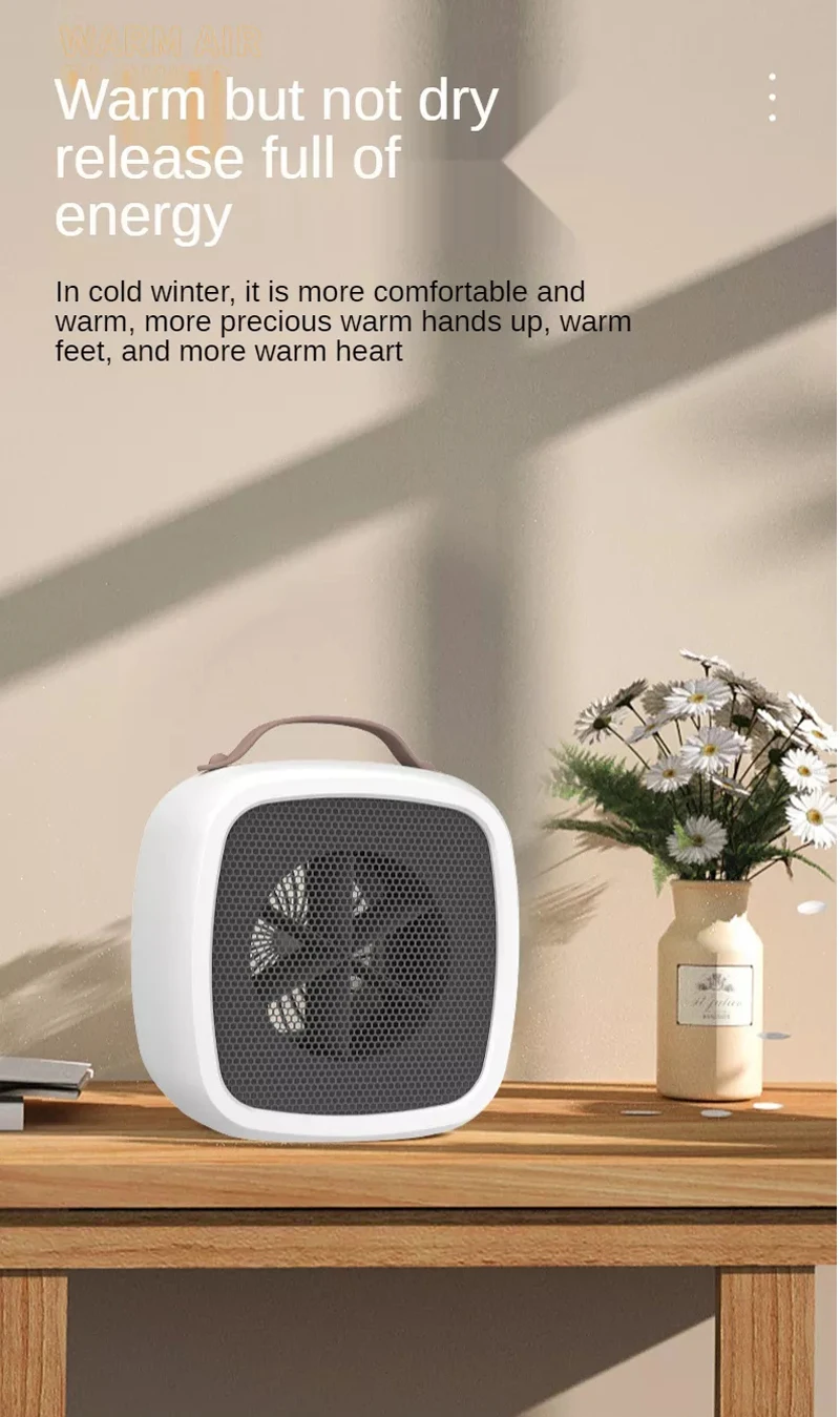 Desk Element Bathroom Mini Heaters Indoor Portable 500w Ptc Usb Car ...