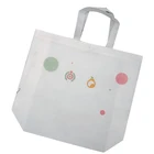 Handbag Factory Wholesale Direct Supply Can Be Printed White Film Non-woven Clothing Handbag