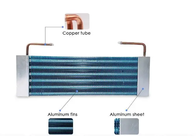 Small Evaporator, Copper, 12 V - detail 26