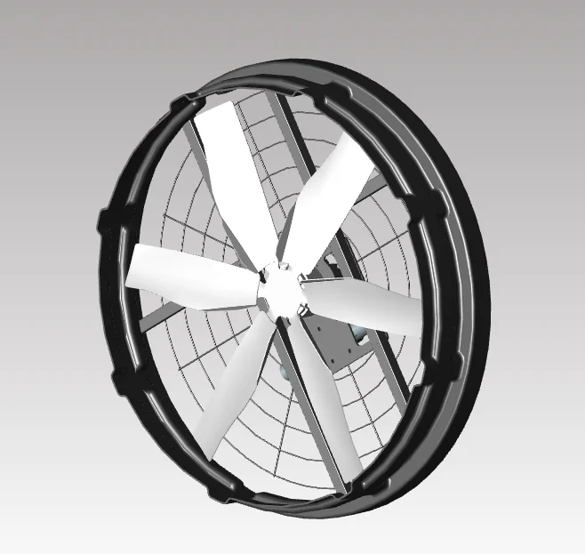 Wall-mounted Axial Fan, 55", 380V-480V - detail 4