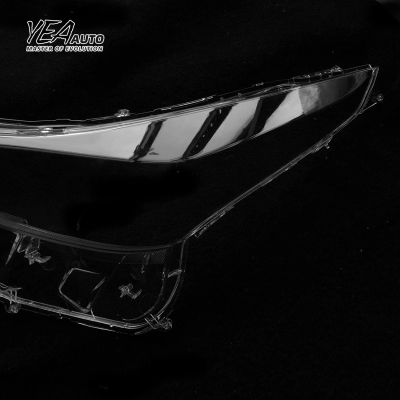 product yea auto car headlight cover headlight glass lens glass for toyota prius lens cover 2019 pc lampshade clear shell975-5