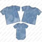 Family 2021 Newest Fashionable Tie Dye Family Matching Clothes Mommy Daddy And Me T-shirt Family Matching Outfits