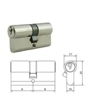 Nickel Door Lock Nickel Nickel Plated European Brass Security Anti-drill Mortise Door Lock Cylinder