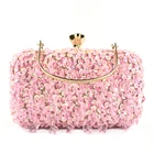 Bag Party Top Selling Handmade Sequin Beaded Design Flower Evening Purse Bag Large Clutch Handbag For Party