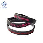 Bracelet Rubber Free Sample Multi Color Decorative Customize Logo Silicone Bracelet Rubber Wristband