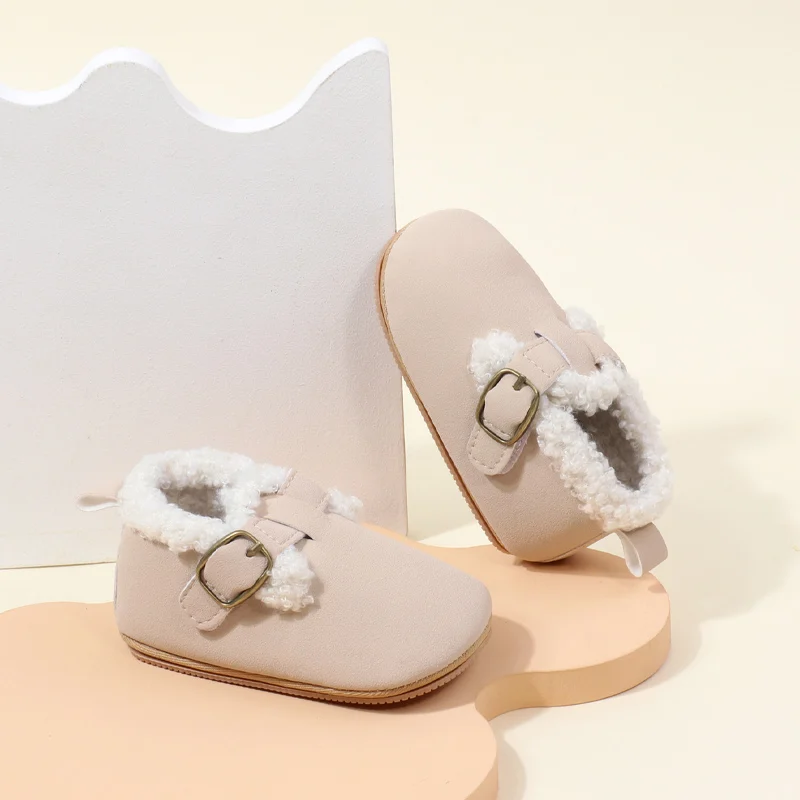 High Quality Unisex Winter Warm TPR Outsole Sneakers for Baby Toddlers Anti-Slippery Features EVA Insole Material for Boys Girls details