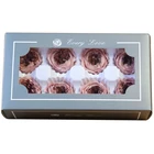 Rose In Wholesale Variety Of Colors 4-5cm David Austin Preserved Flowers Rose Head In Box Valentine's Day