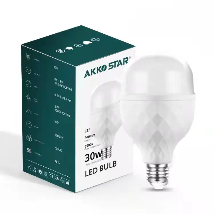 Piepen Kinderen investering Akko Star High Lumen 2 Years Warranty Plastic E27 Led Bulb 40w Led Bulb  Lamp - Buy Led Bulb Lamp,T Shape Led Bulbs,Led Bulb 40w Product on  Alibaba.com