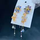 Rhinestone Earrings Hot Sale Crystal Rhinestone Bridal Handmade Funky Earrings