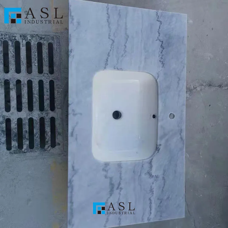 Luxury Bruce Book Match Natural Grey Marble Floor Tile Stone Slabs