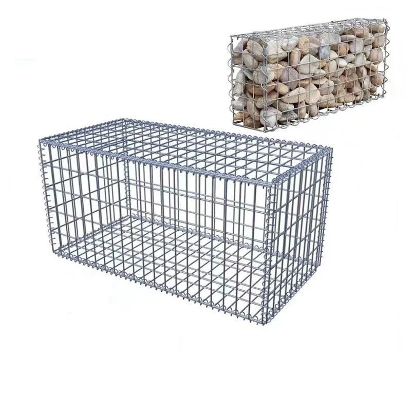 Galvanized Hexagonal Woven Gabion Stone Cage Wire Mesh Gabion Netting