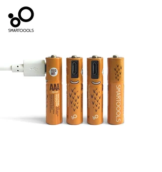 New Patent in China USB Batte 1.2V AA Battery Micro USB 450 mah Cell 1000 mah Ni-mh AAA Batteries Pack Recharge Battery