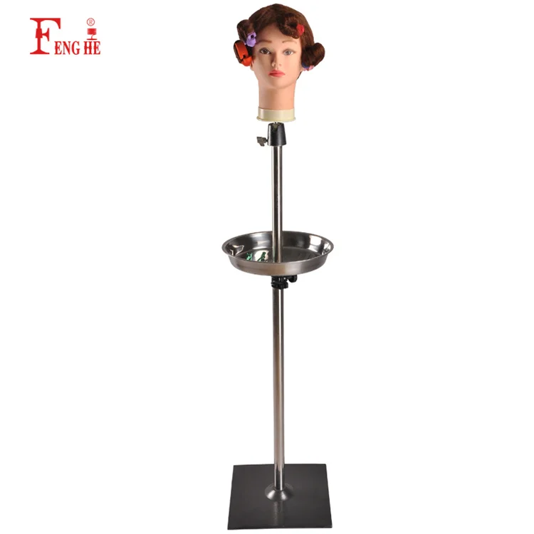 H0052 Beauty school wigs stand tripod holder training head holder mannequin head tripod for training