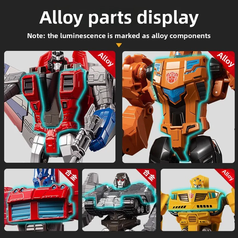 Transformation Toy Car Robot Model Alloy Version Optimus Wasp Cable Dinosaur King Kon Kidsren's Boy Figure