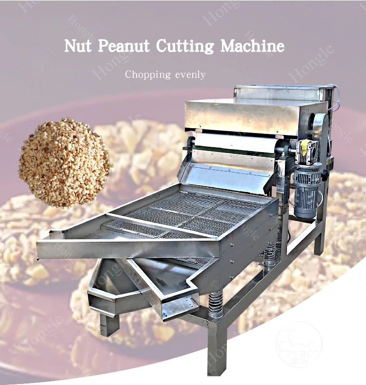 Dicing Machinery Walnut Crusher Pistachio Crushing Almonds Bean Cutter Chopper Cashew Nuts Peanut Chopping Cutting Machine details