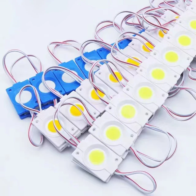 2.4W COB LED Module Advertisement Light Cold/Warm White Red Yellow Blue Lamp High Bright COB Chip DIY Letter lights DC12V